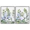Stupell Industries Blue Spring Watercolors 2pc Framed Giclee Set, design by Kim Allen